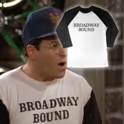 Broadway Bound 3/4 Sleeve Raglan T-Shirt | George Costanza | Seinfeld