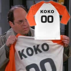 KOKO 3/4 Sleeve Raglan T-Shirt | George Costanze | Seinfeld