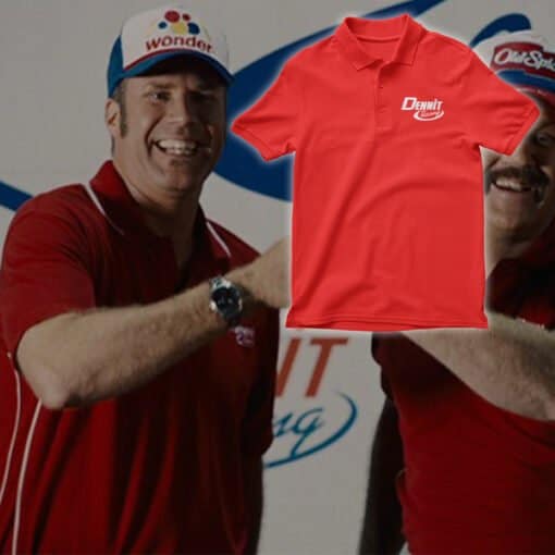 Dennit Racing Polo T-Shirt | Talladega Nights The Ballad Of Ricky Bobby