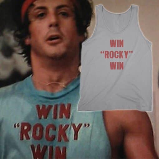 Win Rocky Win Tank Top T-Shirt | Rocky Balboa | Rocky II
