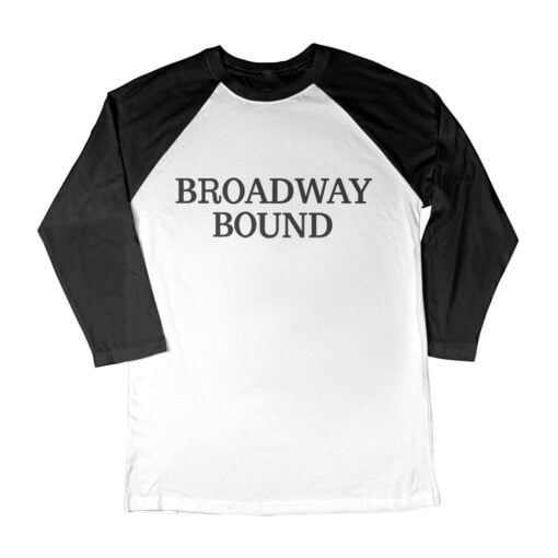 Broadway Bound 3/4 Sleeve Raglan T-Shirt | George Costanza | Seinfeld