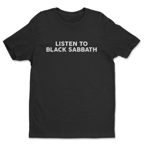 Listen To Black Sabbath T-Shirt | Fourth Grade | Mid90s