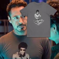 Bruce Lee Djing T-Shirt | Ironman | Avengers Age Of Ultron