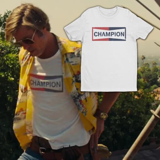 Champion T-Shirt | Cliff Booth | Once Upon A Time In Hollywood