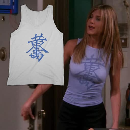 Chinese Character Rachel Tank Top T-Shirt | Rachel Green | Friends