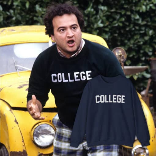 College Sweatshirt T-Shirt | John "Bluto" Blutarsky | Animal House