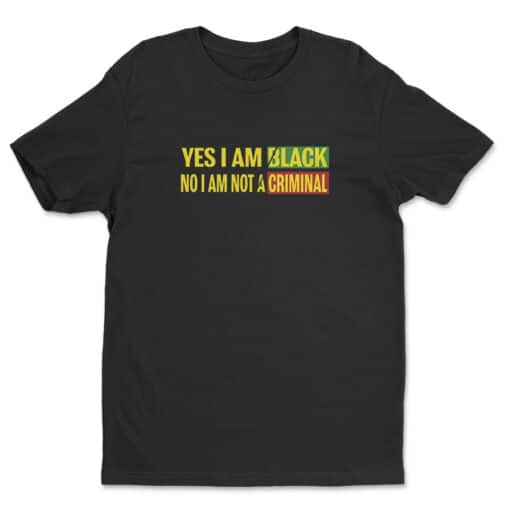 Do Not Arrest This man Yes I Am Black No I'm Not A Criminal T-Shirt | Tee Pee | Jerry Maguire