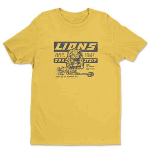 Lions Drag Strip T-Shirt | Cliff Booth | Once Upon A Time In Hollywood