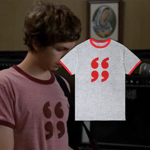 Quotation Marks Ringer T-Shirt | Scott Pilgrim | Scott Pilgrim Vs The World