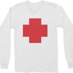 Red Cross Long Sleeve T-Shirt | Rachel Green | Friends