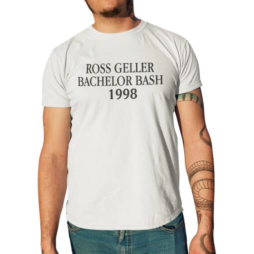 Ross Geller Bachelor Bash 1998 T-Shirt | Joey Tribbiani | Friends