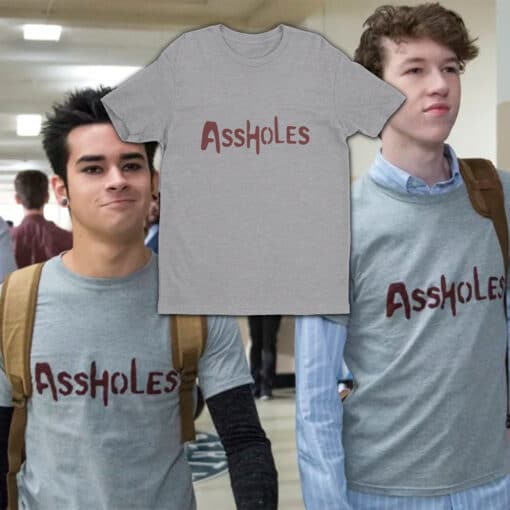 Assholes T-Shirt | Tyler Down and Cyrus | 13 Reasons Why