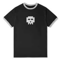 Bit Skull Ringer T-Shirt | Scott Pilgrim | Scott Pilgrim Vs The World