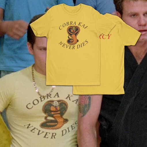 Cobra Kai Never Dies T-Shirt | Snake | Karate Kid 3