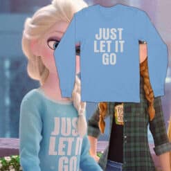 Just Let It Go Long Sleeve T-Shirt | Elsa | Ralph Breaks The Internet