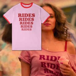 Rides Ringer T-Shirt | Lisa P. And A Co-worker | Adventureland