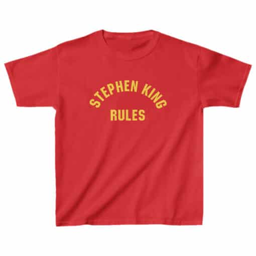 Stephen King Rules Kids T-Shirt | Sean | The Monster Squad