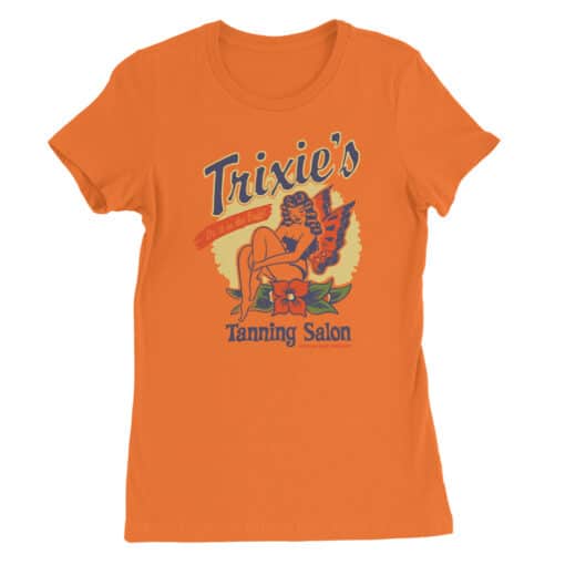 Trixie's Tanning Salon Women's Tee T-Shirt | Shelly Cate | Coffee And Cigarettes