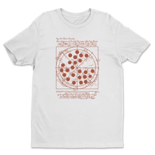 Vitruvian Pizza T-Shirt | Peter Parker | Captain America Civil War