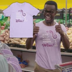 Who What When Where Wine T-Shirt | Chidi Anagonye | The Good Place