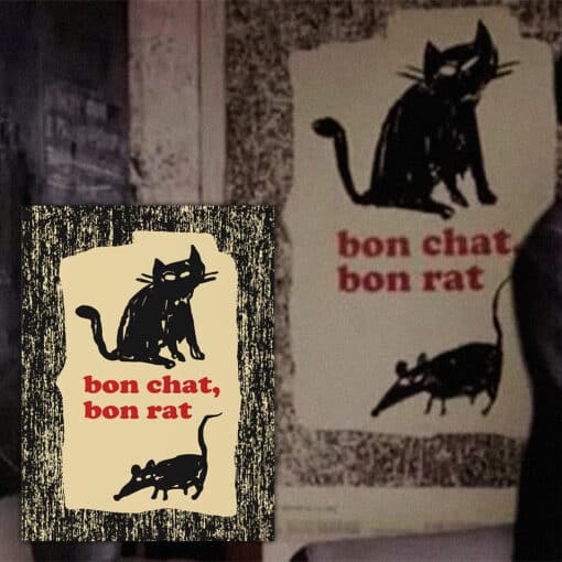 Bon Chat Bon Rat Uncoated Poster | 500 Days Of Summer