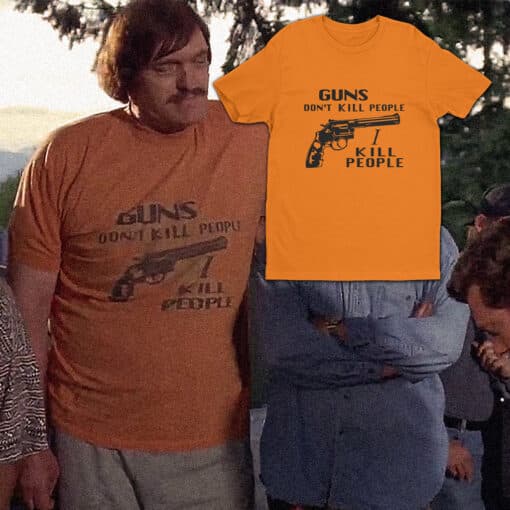 Guns Don't Kill People I Kill People T-Shirt | Mr. Larson | Happy Gilmore