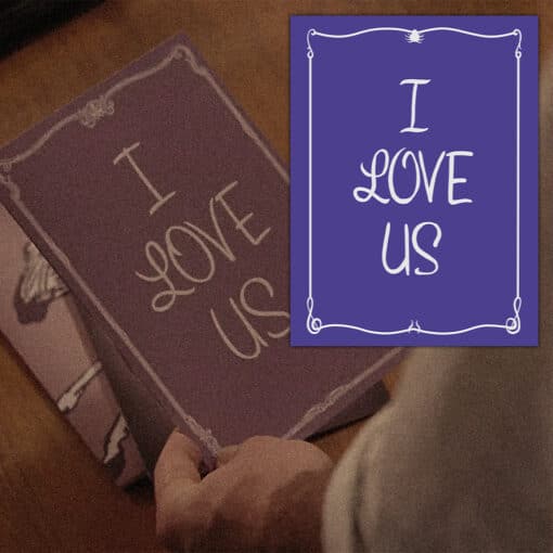 I Love Us Uncoated Poster | 500 Days Of Summer