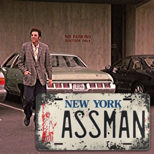 New York Assman Vanity Plate | Jerry Seinfeld | Seinfeld
