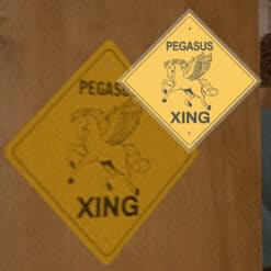 Pegasus Xing Sticker | Napoleon Dynamite