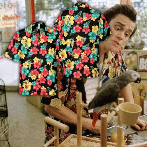 Floral Hura Hawaiian Shirt | Jim Carrey | Ace Ventura Pet Detective 1994