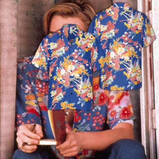 Kimono Flowers Cart Hawaiian Shirt | Romeo | Romeo And Juliet 1996