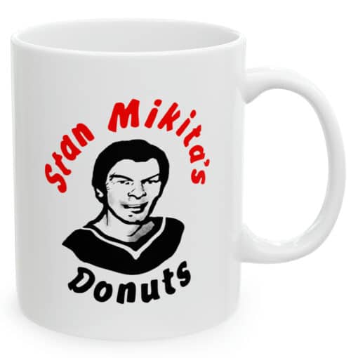 Stan Mikita's Donuts Ceramic Mug | Wayne Campbell And Garth Algar | Wayne's World