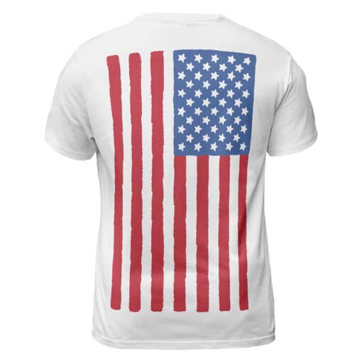 American Flag AOP All Over Print T-Shirt | Moose Miller | Snack Shack