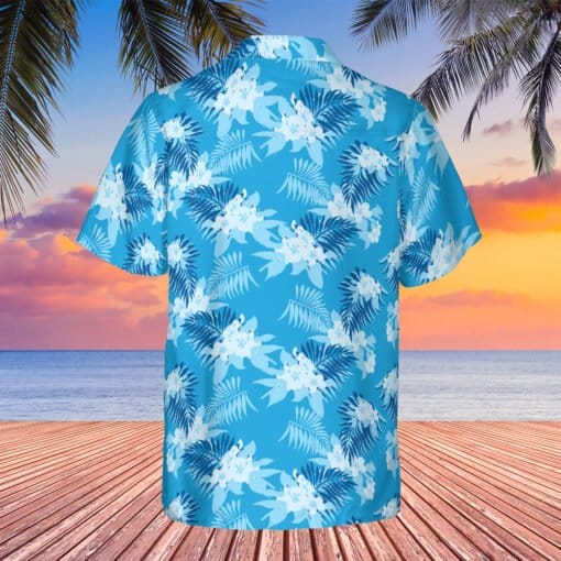 Blue Floral Palm Tree Hawaiian Shirt | Tommy Vercetti | Grand Theft Auto: San Andreas