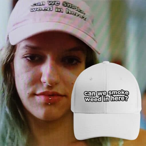 Can We Smoke Weed In Here Embroidered Cap | Halley | The Florida Project