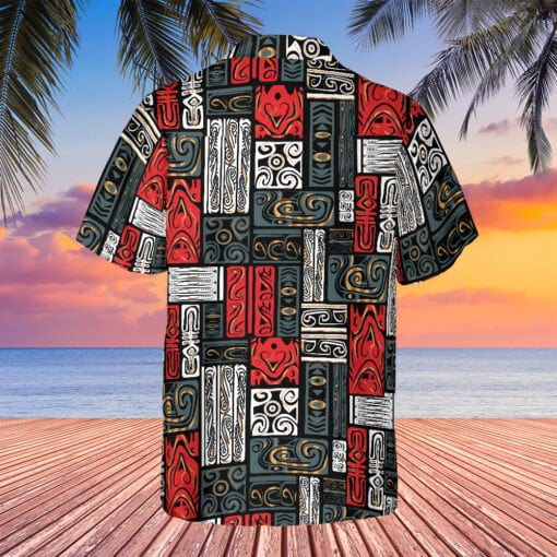 Classic Rectangular Pattern Hawaiian Shirt | Biff Tannen | Back To The Future