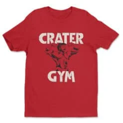 Crater Gym Red T-Shirt | Lou | Love Lies Bleeding