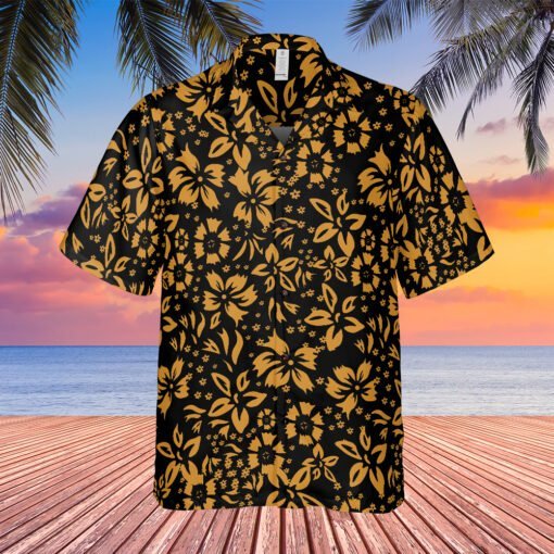 Gold Hibicus Hawaiian Shirt | Raoul Duke | Fear And Loathing In Las Vegas