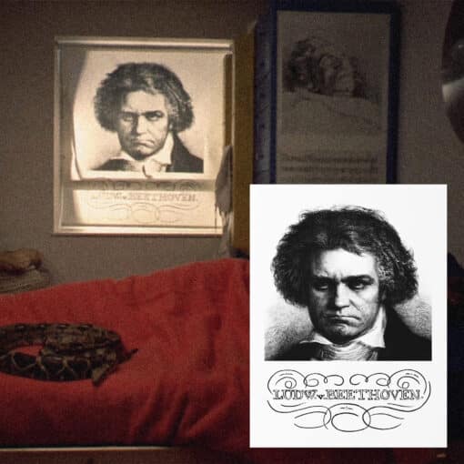 Ludwig Beethoven Uncoated Poster | A Clockwork Orange