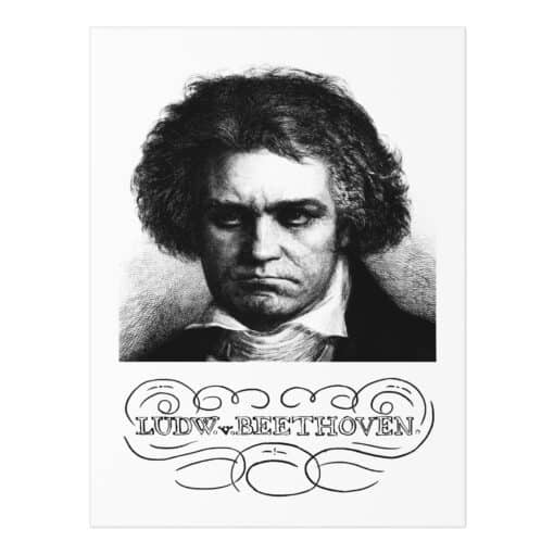 Ludwig Beethoven Uncoated Poster | A Clockwork Orange