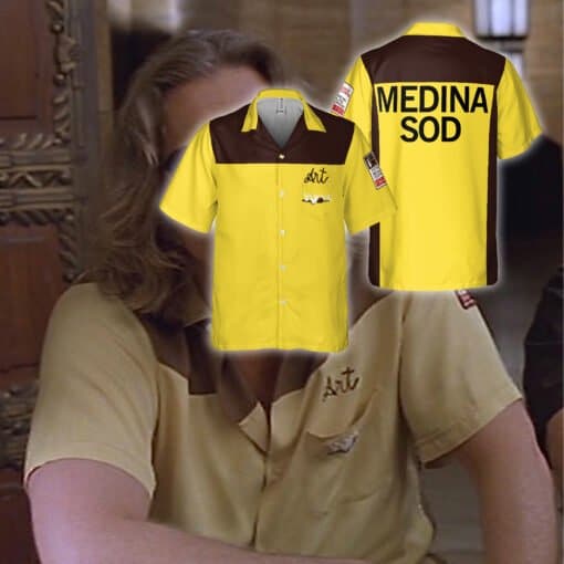 Medina Sod Bowling Pocket Hawaiian Shirt | The Dude | The Big Lebowski