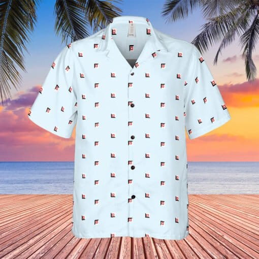 Square Block Hawaiian Shirt | Cosmo Kramer | Seinfeld