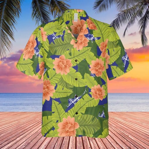 Tropical Flowers Hawaiian Shirt | Michael Scott | The Office