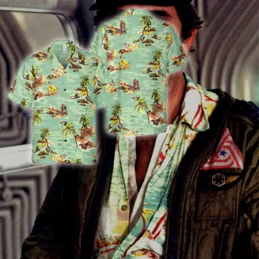 Tropical Hawaiian Shirt | Harry Dean Stanton Samuel Brett | Alien