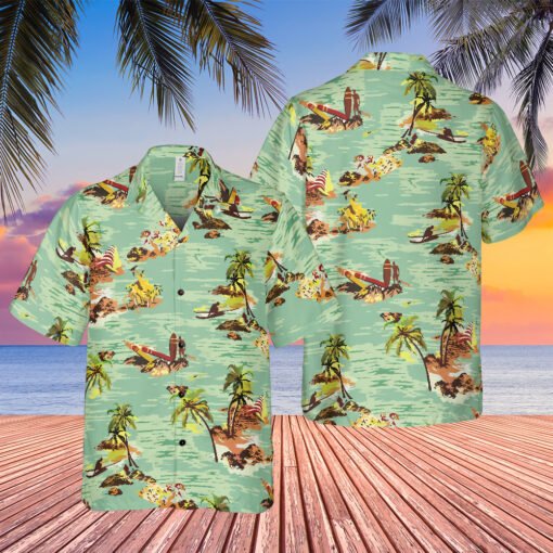 Tropical Hawaiian Shirt | Harry Dean Stanton Samuel Brett | Alien