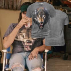 Wolf AOP All Over Print T-Shirt | Dave | Hot Rod