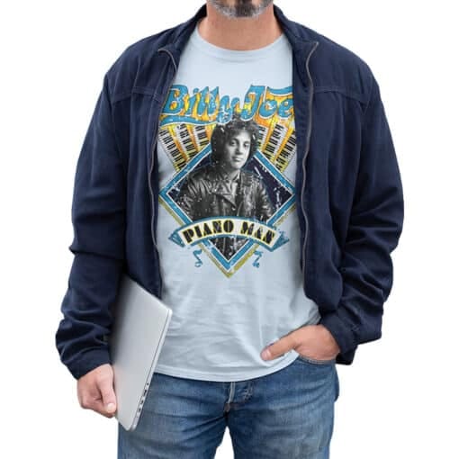 Billy Joel Piano Man T-Shirt | Hughie Campbell | The Boys