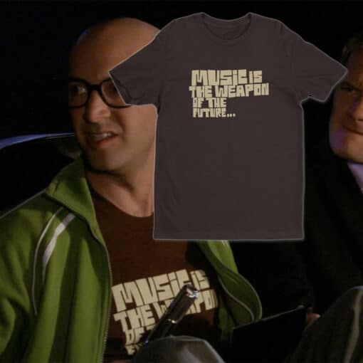 Music Is The Weapon Of The Future T-Shirt | Not Moby | How I Met Your Mother