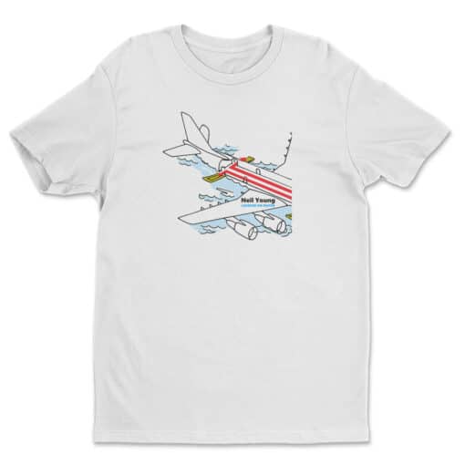 Neil Young Landing On Water T-Shirt | Pete | Knocked Up