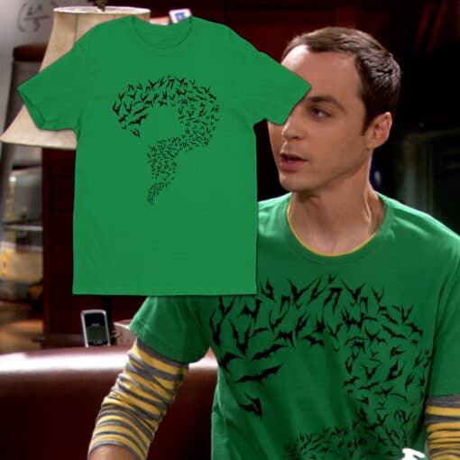 Bats Question Mark T-Shirt | Sheldon Cooper | The Big Bang Theory